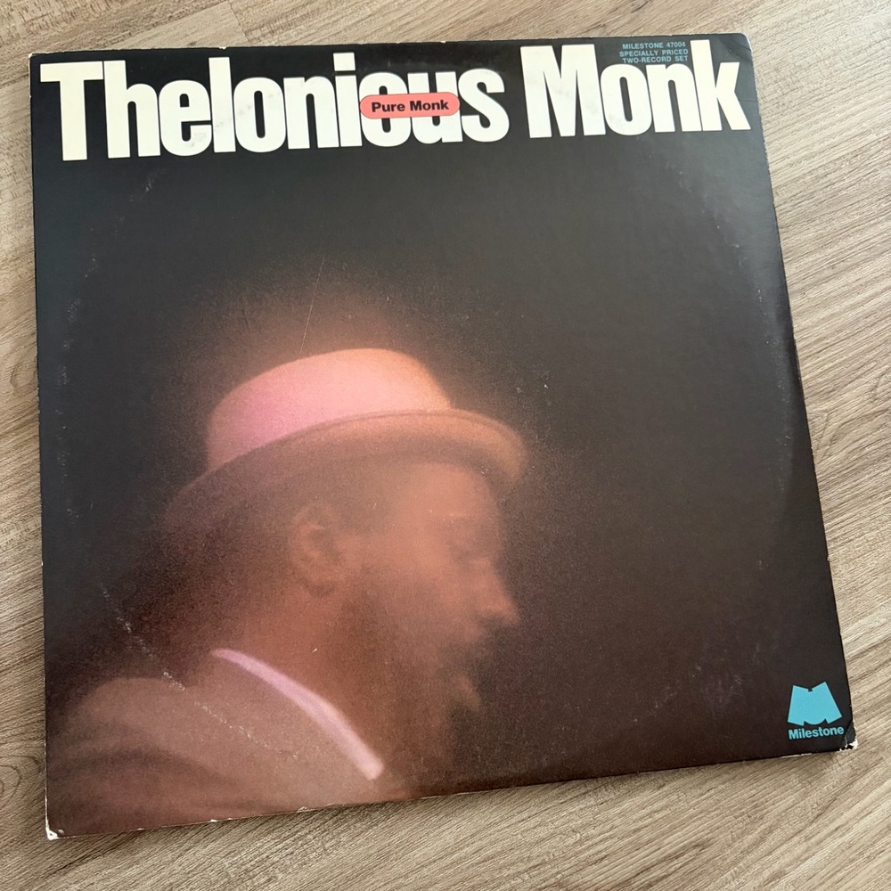 Thelonious Monk Vinyl pure monk vintage 70’s jazz blue note John Coltrane